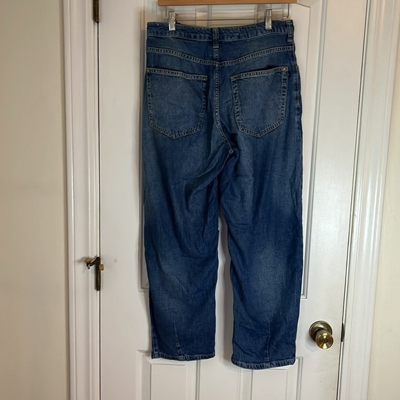 Anthropologie X Pilcro | The Breaker Relaxed Tapered Barrel High Rise Jean 30/10 - Picture 8 of 13